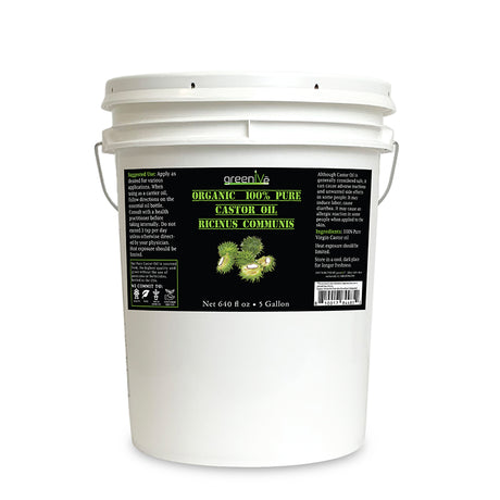 GreenIVe Castor Oil 5 Gallon Bottle