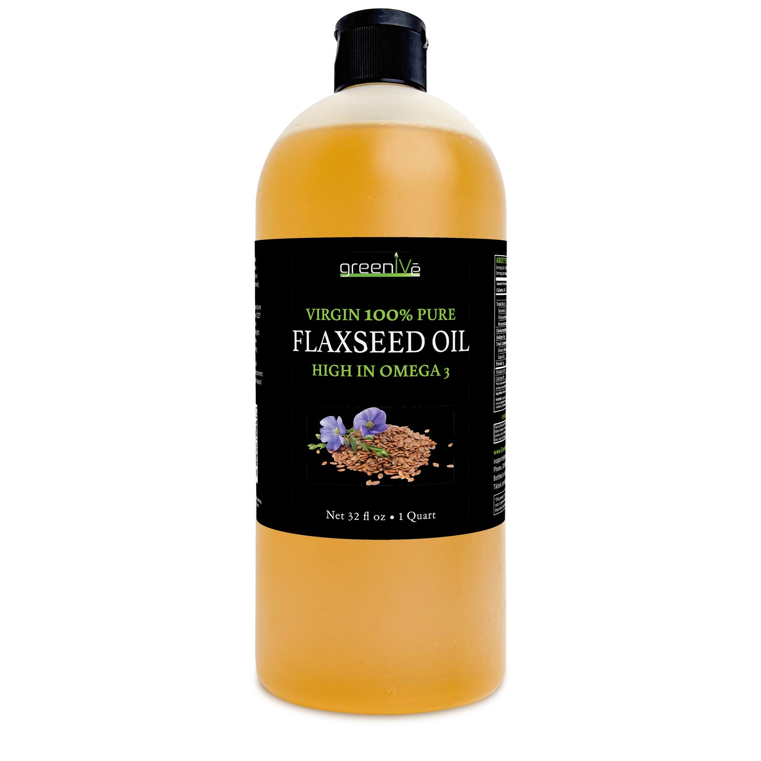 GreenIVe Flaxseed Oil 32 fl oz