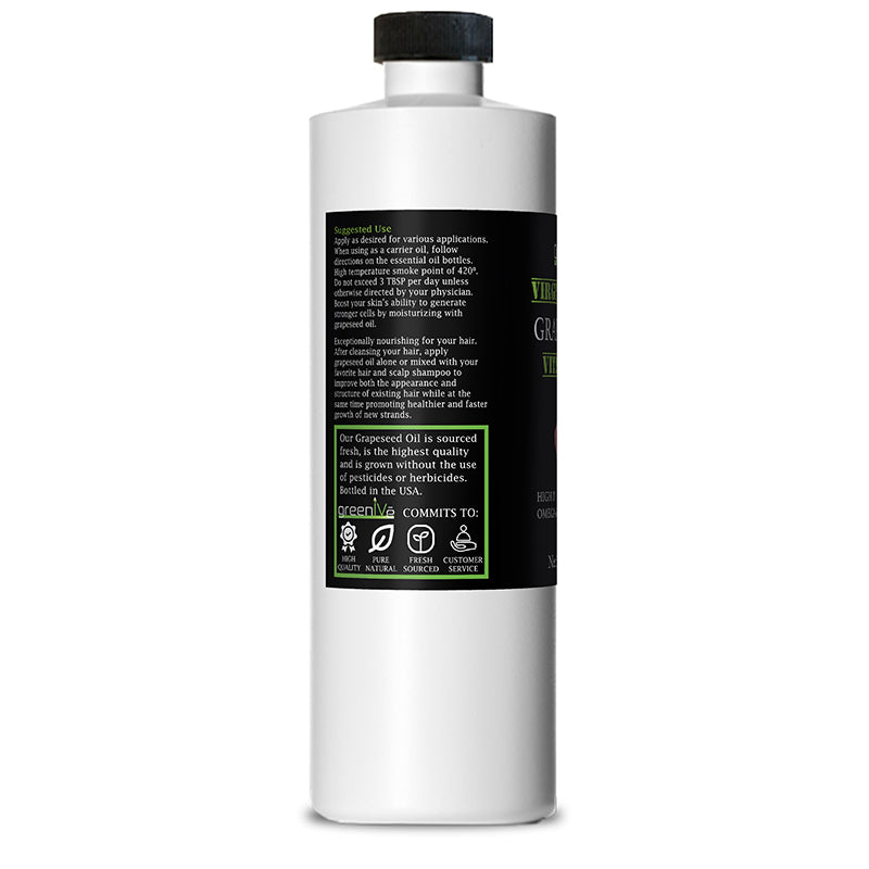 100% Virgin Grapeseed Oil | Cold Pressed