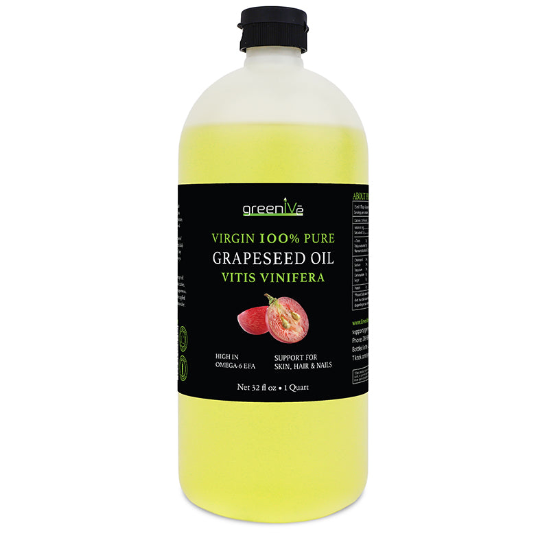 100% Virgin Grapeseed Oil | Cold Pressed