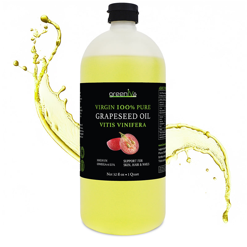 100% Virgin Grapeseed Oil | Cold Pressed