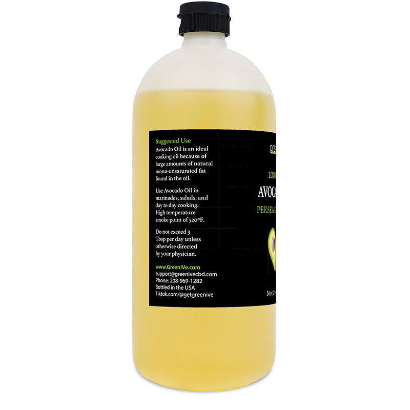 avocado oil 32 oz left side of the label