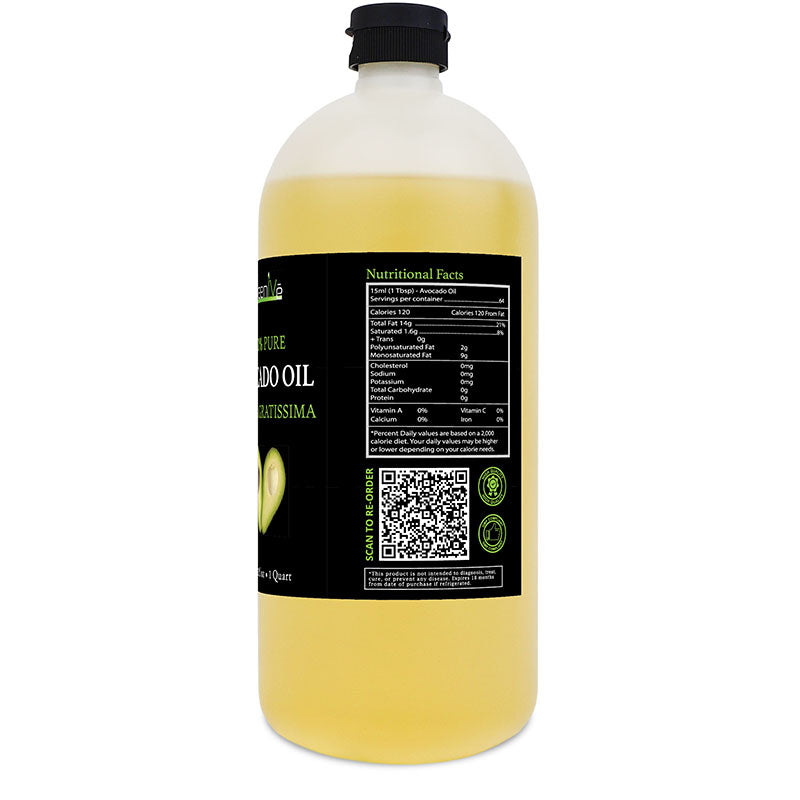 avocado oil 32 oz right side of the label