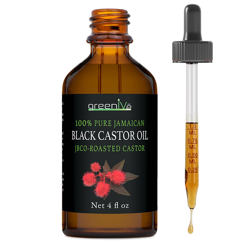 GreenIVe Black Castor Oil 4oz
