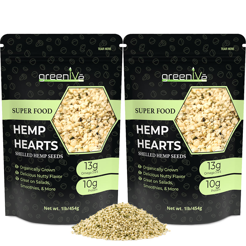 GreenIVe Hemp Hearts 2 pack