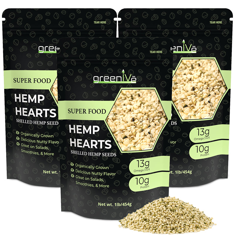 GreenIVe Hemp Hearts 3 pack