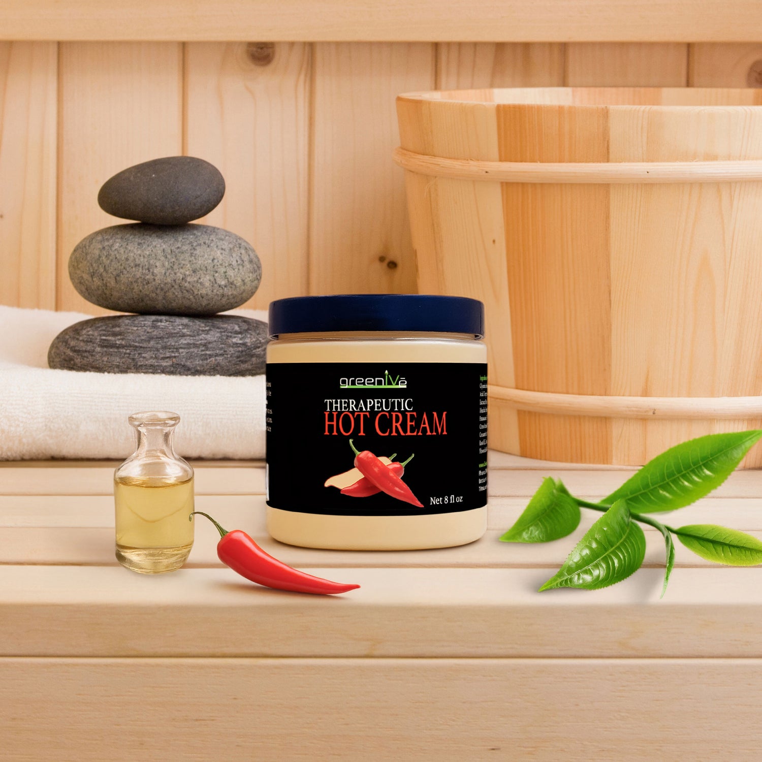 GreenIVe Hemp Hot Cream key ingredients