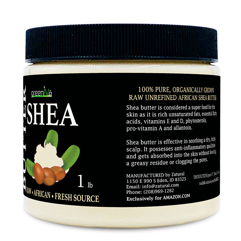 GreenIVe Shea 16oz Right Label