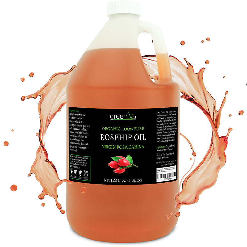 GreenIVe Rosehip Oil 1 Gallon splash