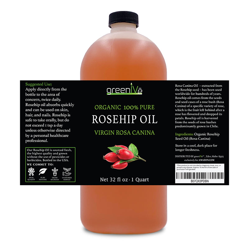 GreenIVe Oil 32oz label