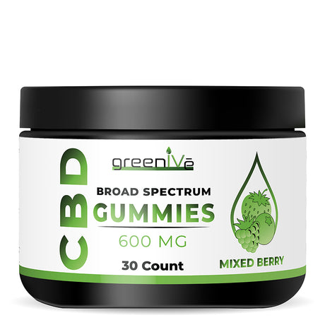 GreenIVe Broad Spectrum CBD Softgels 600mg