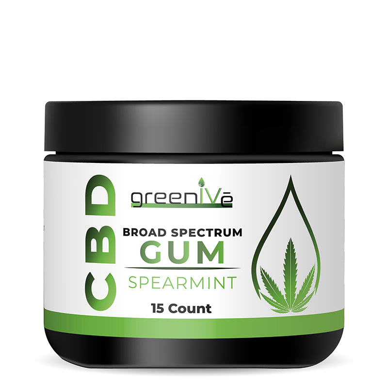 GreenIVe CBD Spearmint Gum