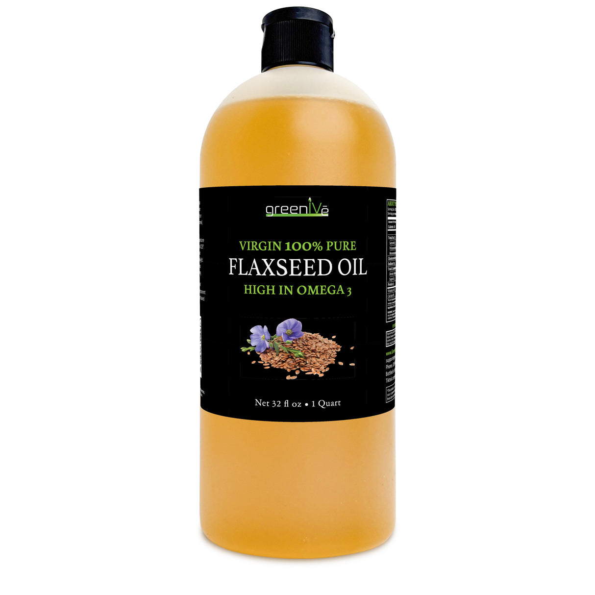 Flax Seed Oil | 100% Pure Cold Pressed | High Omegas