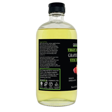 100% Virgin Grapeseed Oil | Cold Pressed