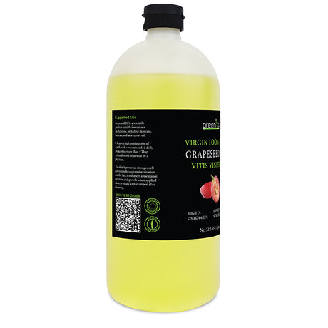 100% Virgin Grapeseed Oil | Cold Pressed