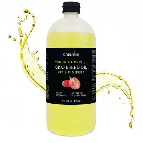 100% Virgin Grapeseed Oil | Cold Pressed