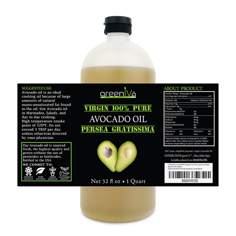 GreenIVe Oil 32oz label