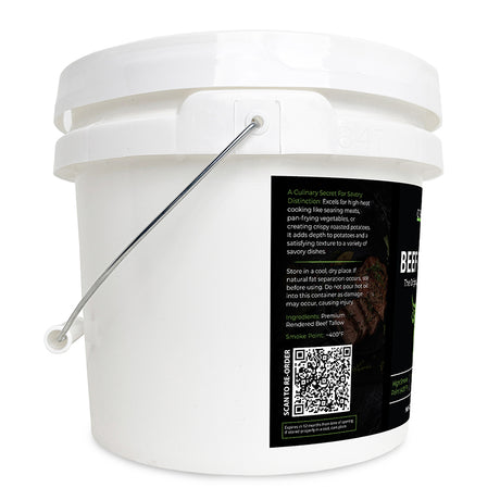 GreenIVe Beef Tallow 8lb Left Side of Label