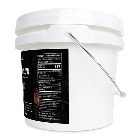 GreenIVe Beef Tallow 8lb Right Side of Label