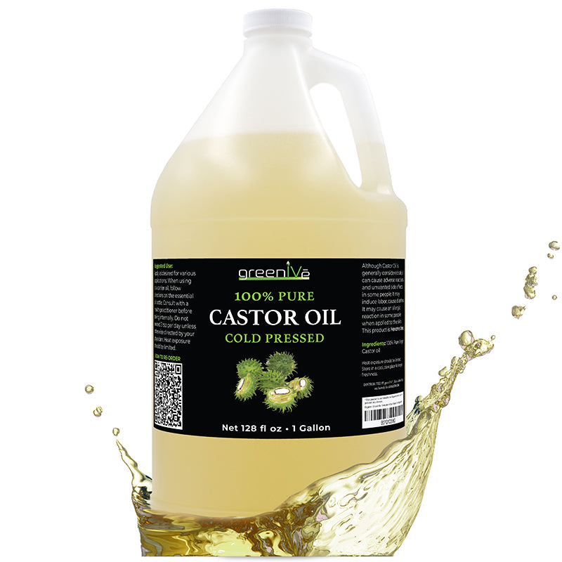 GreenIVe Castor Oil 1 Gallon Bottle