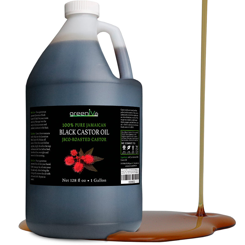 GreenIVe Black Castor Oil 1 gallon splash