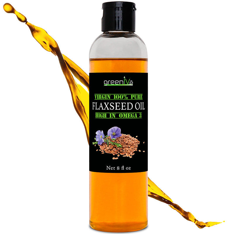 GreenIVe Flaxseed Oil 8oz Splash
