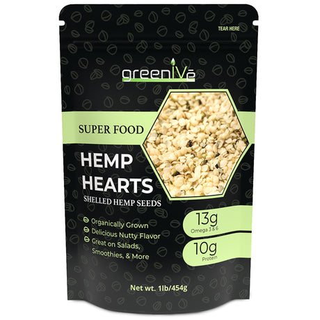 GreenIVe Hemp Hearts Front