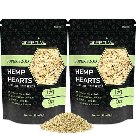 GreenIVe Hemp Hearts 2 pack