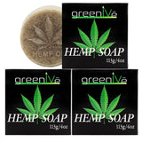 GreenIVe Hemp Soap Bar 3 pack