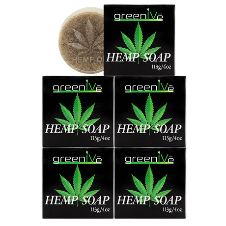 GreenIVe Hemp Soap Bar 5 pack