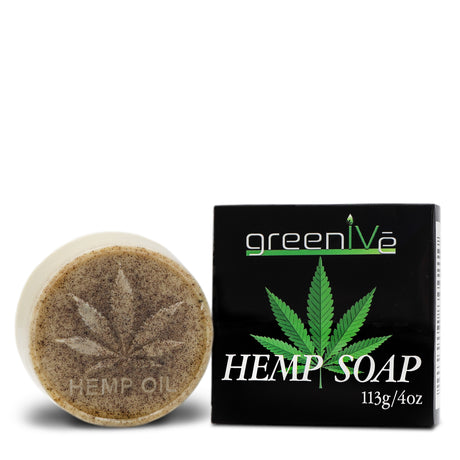 GreenIVe Hemp Soap Bar open pack