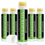 Set of Greeniva Neem Lip Balms on a white background