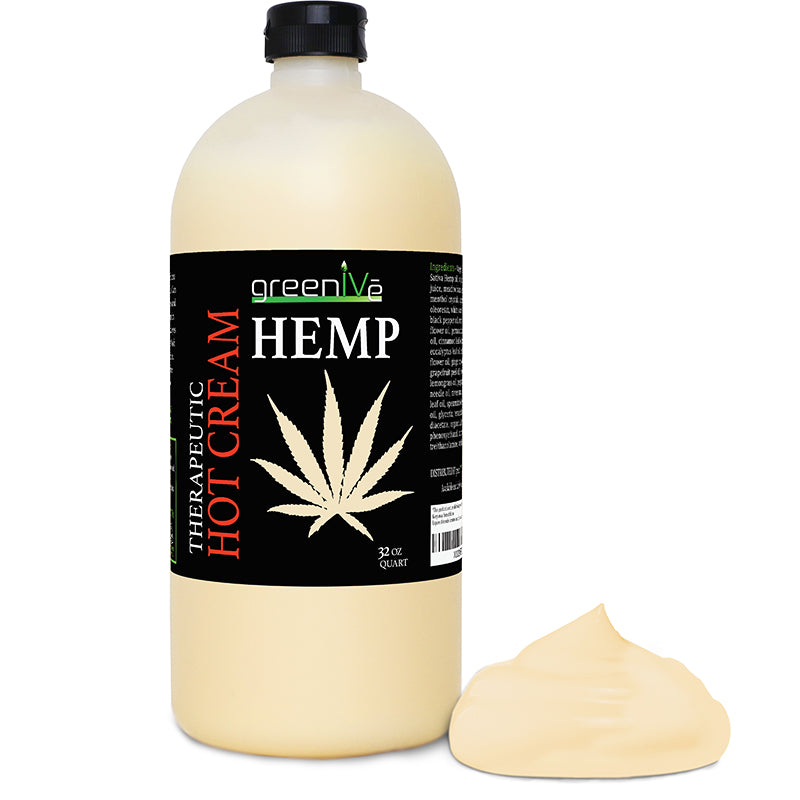 GreenIVe Hemp Hot Cream 32oz