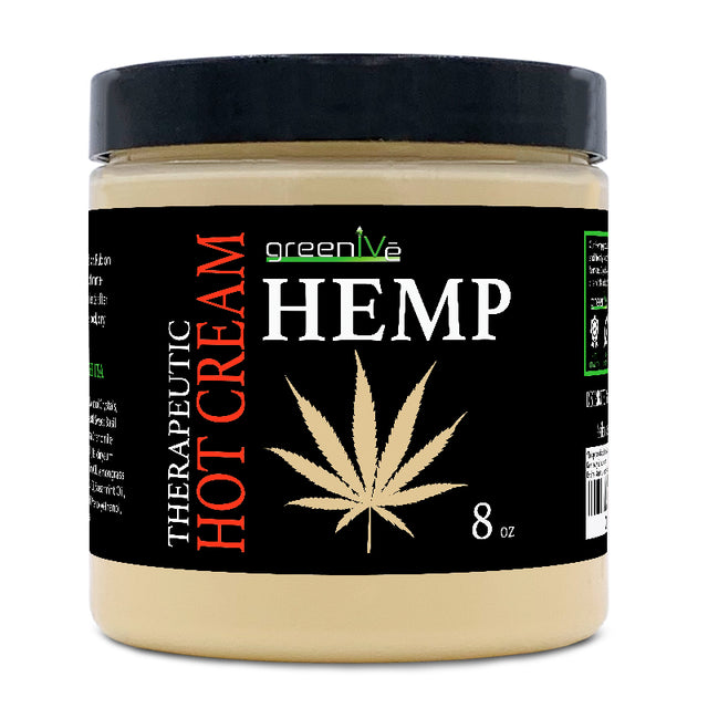GreenIVe Hemp Hot Cream 8oz