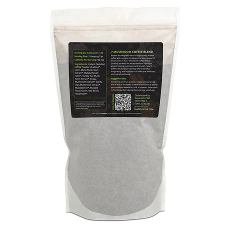GreenIVe 7 Mushroom Black Coffee Back