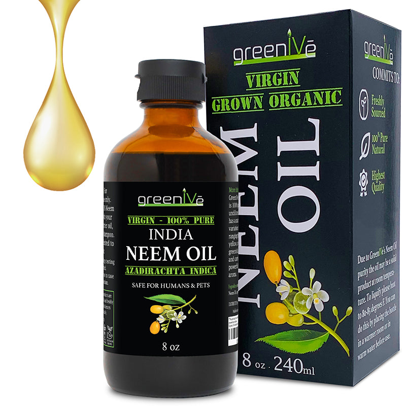 GreenIVe Cold-Pressed Neem Oil 8oz box