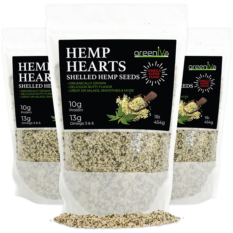 GreenIVe Hemp Hearts Hulled Hemp Seeds GreenIVe CBD