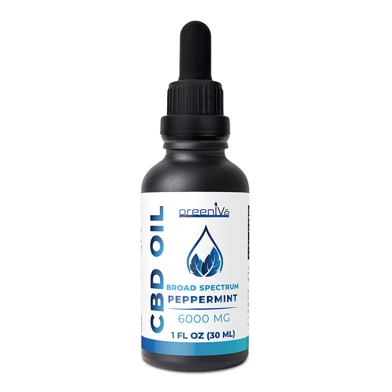 GreenIVe CBD Oil 6000mg Peppermint Flavor