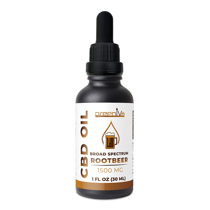 GreenIVe CBD Oil 1500mg Root Beer Flavor