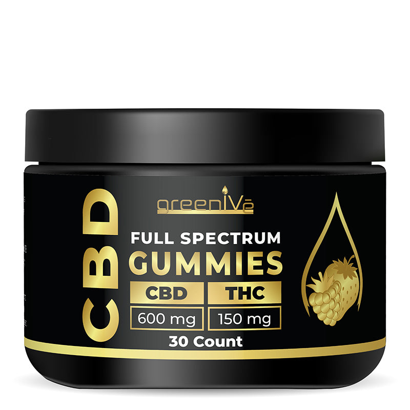 GreenIVe Full Spectrum CBD+THC Gummies