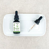 GreenIVe CBD Oil 450mg on a plate