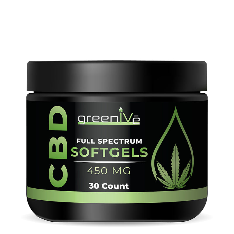 GreenIVe Full-Spectrum CBD Softgels 450mg